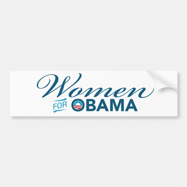 Women For Barack Obama Bumper Sticker (Front)