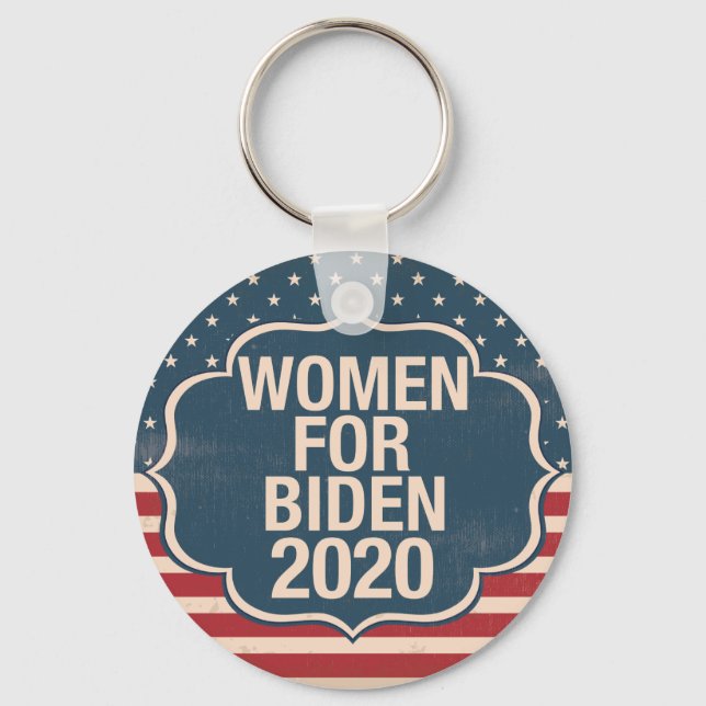Women for Biden 2020 Key Ring (Front)