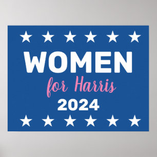 Women For Harris  2024 Poster