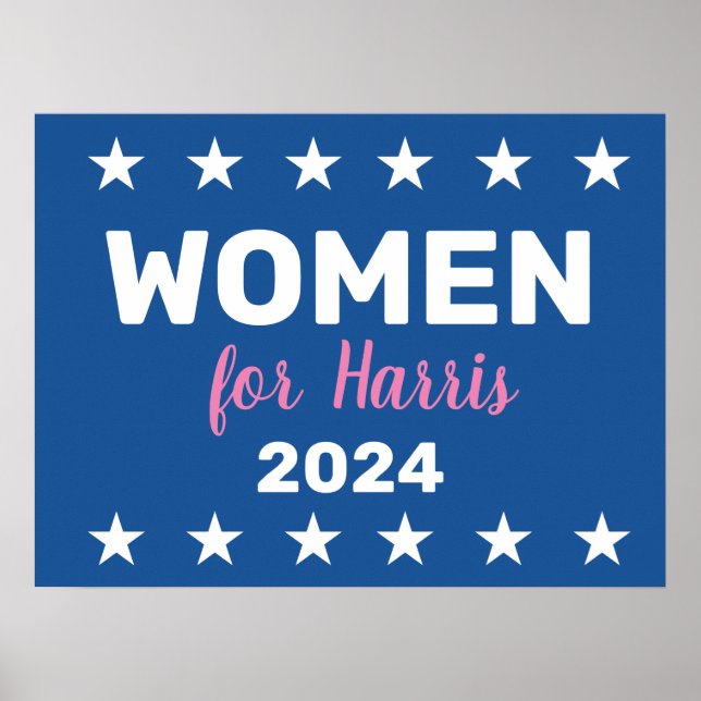 Women For Harris  2024 Poster (Front)