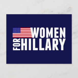 Women For Hillary Postcard