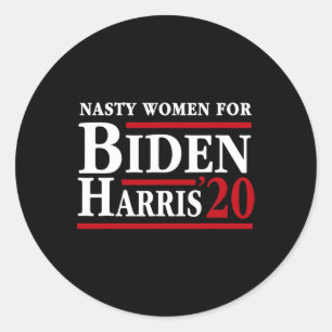 Women For Joe Biden Kamala Harris 2020 Anti Trump Classic Round Sticker