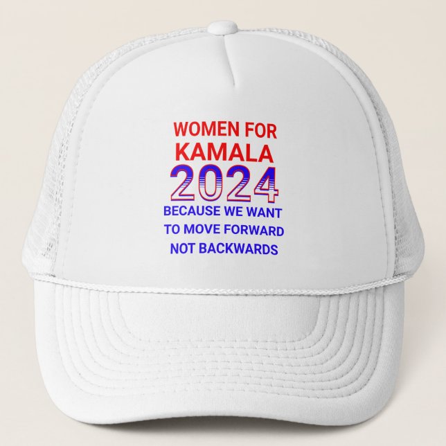 Women for Kamala Harris 2024 Election Trucker Hat (Front)