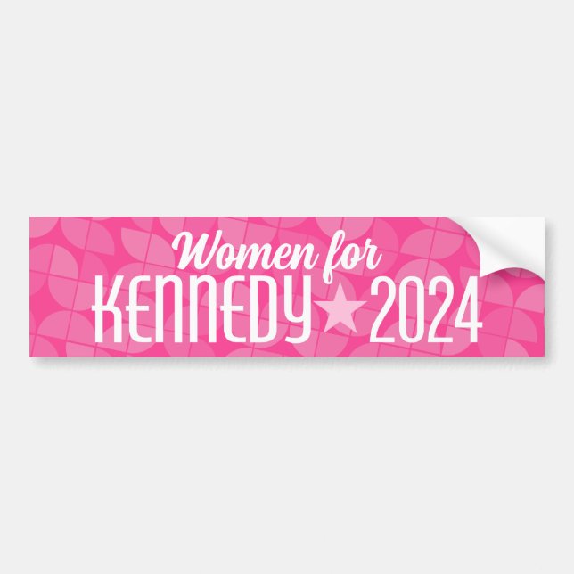 Women for Kennedy 2024 Heal the Divide Bumper Sticker (Front)