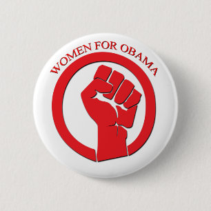 Women for Obama 6 Cm Round Badge