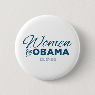 Women for Obama 6 Cm Round Badge
