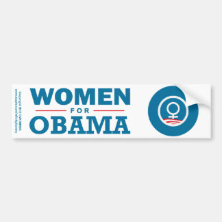 Women for Obama Bumper Sticker
