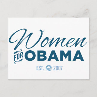 Women for Obama Postcard