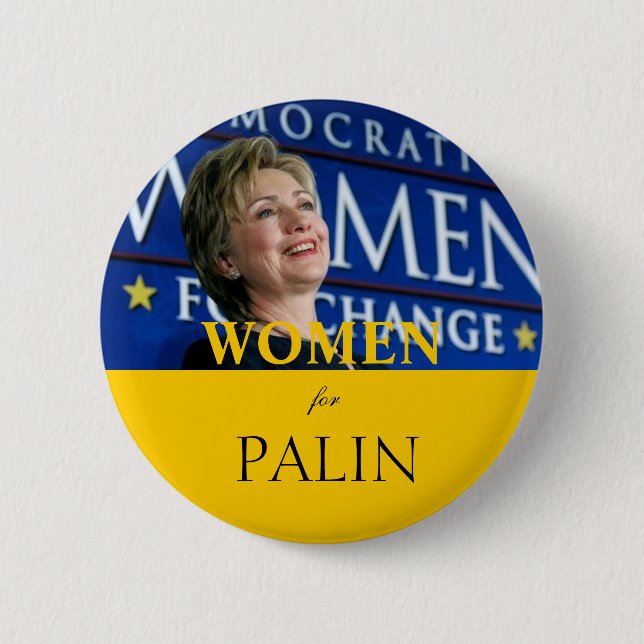 Women for Palin 6 Cm Round Badge (Front)