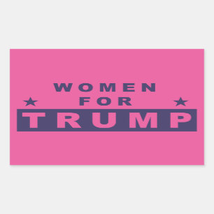 Women for Trump 2016 Rectangular Sticker