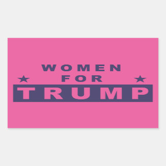 Women for Trump 2016 Rectangular Sticker