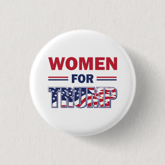 Women For Trump 3 Cm Round Badge