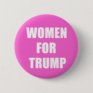 Women for Trump 6 Cm Round Badge