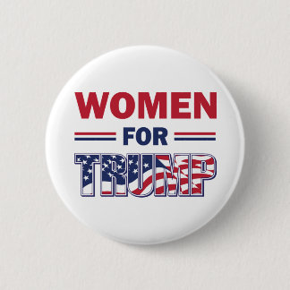 Women For Trump 6 Cm Round Badge