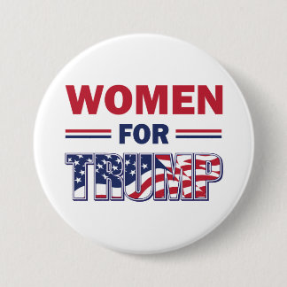 Women for Trump 7.5 Cm Round Badge