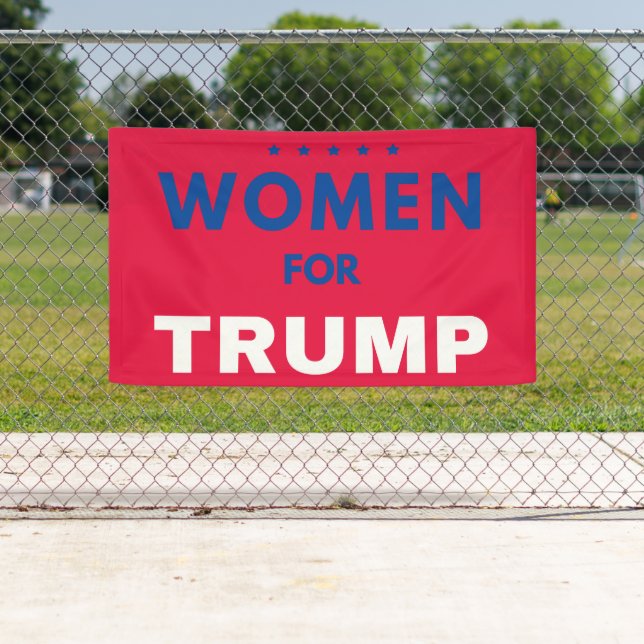 Women For Trump Banner (Insitu)