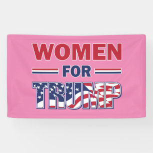 Women for Trump Banner