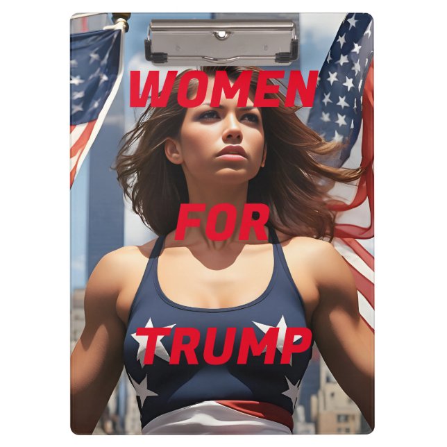 WOMEN FOR TRUMP CLIPBOARD (Front)