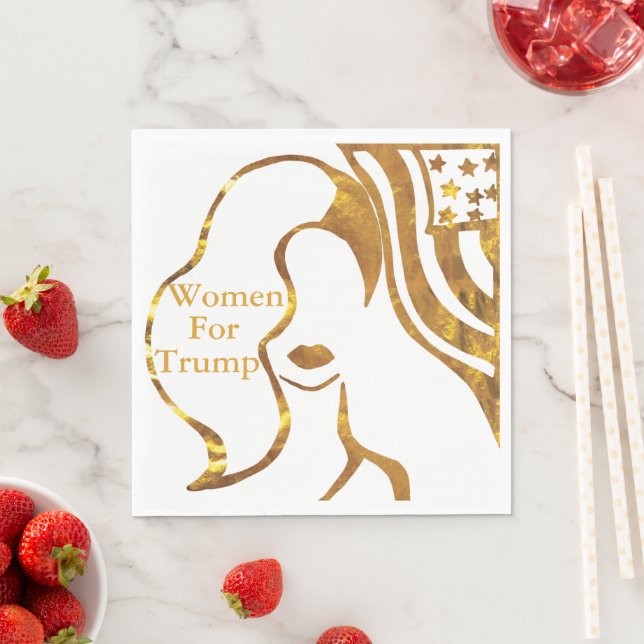 WOMEN FOR TRUMP NAPKIN (Insitu)
