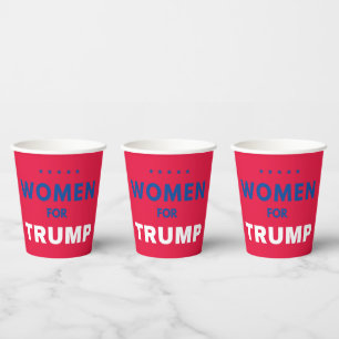 Women For Trump Paper Cups