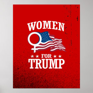 WOMEN FOR TRUMP POSTER