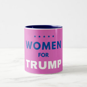 Women For Trump Two-Tone Coffee Mug