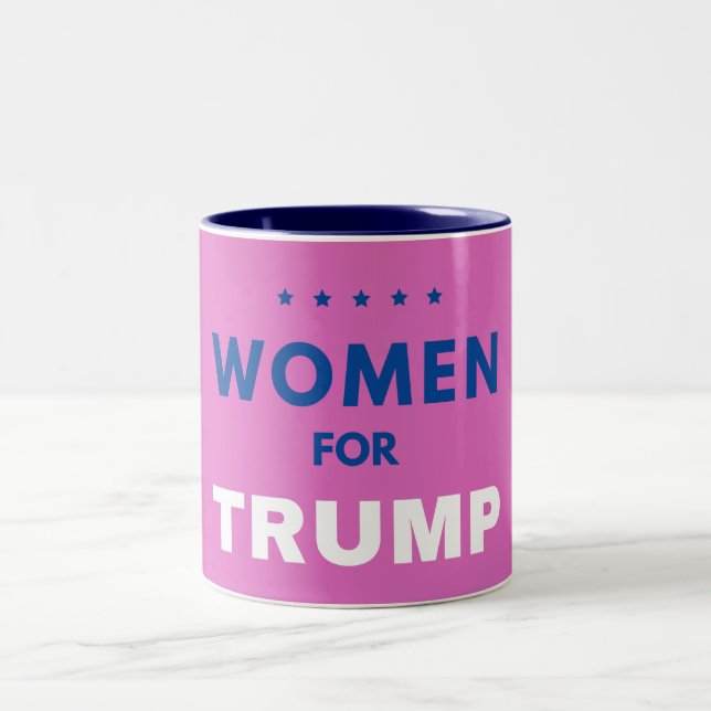 Women For Trump Two-Tone Coffee Mug (Center)