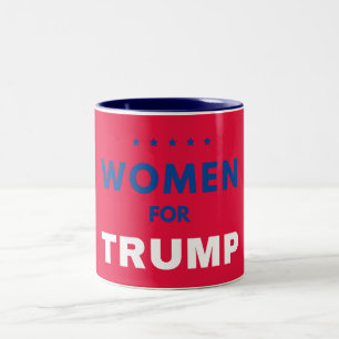 Women For Trump Two-Tone Coffee Mug