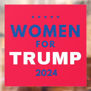 Women For Trump Window Cling