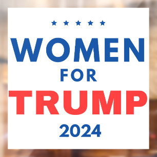 Women For Trump Window Cling