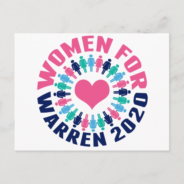 Women for Warren 2020 Postcard (Front)