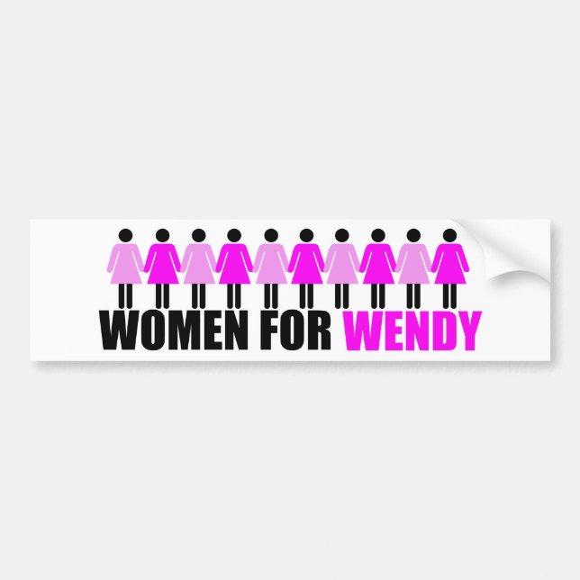 Women for Wendy Bumper Sticker (Front)