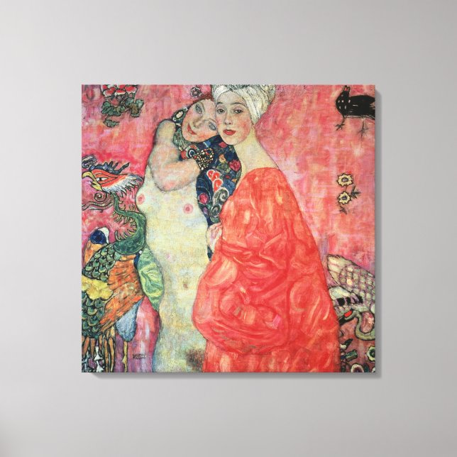 Women Friends, 1916-17 Canvas Print (Front)