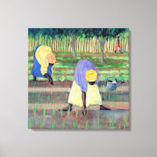 Women Gardening 2005 Canvas Print