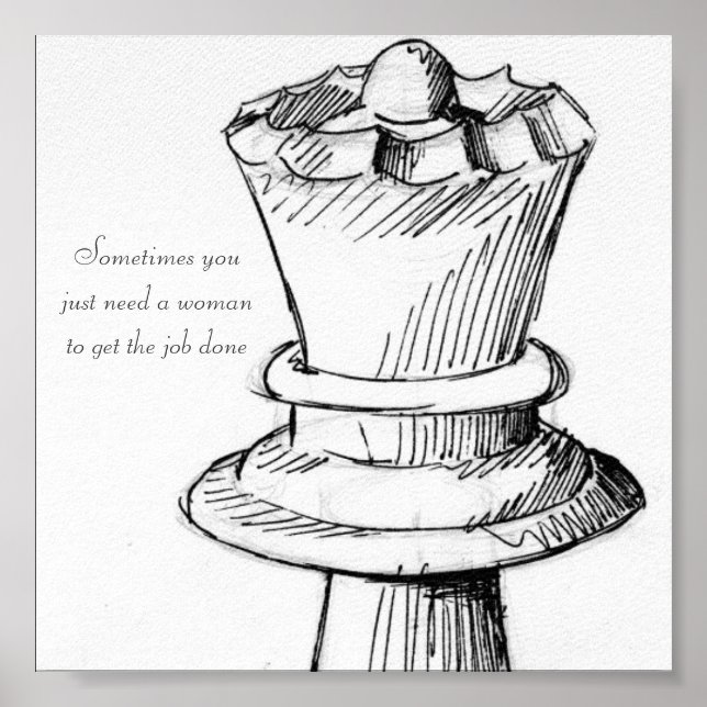 Women get the job done poster (Front)