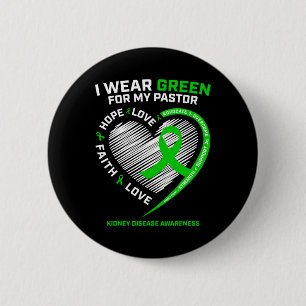 Women Gifts Christian Pastor Kidney Disease Awaren 6 Cm Round Badge