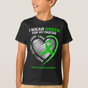 Women Gifts Christian Pastor Kidney Disease Awaren T-Shirt