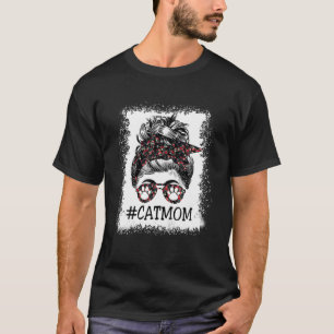 Women Girl Face Cat Mum T-Shirt