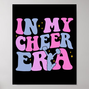 Women Girl In My Cheer Era Cheer Leader Cheerleadi Poster