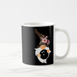 Women Girls Cute Bowling And Gnome With Leopard Fl Coffee Mug