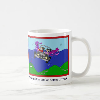 Women Golfers Make Better Drivers Cartoon Mug