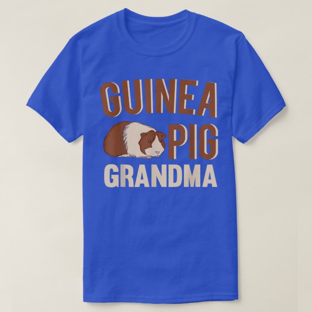 Women Guinea Pig Grandma Funny Women Guinea Pig Lo T-Shirt (Design Front)