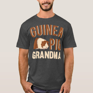 Women Guinea Pig Grandma Funny Women Guinea Pig Lo T-Shirt