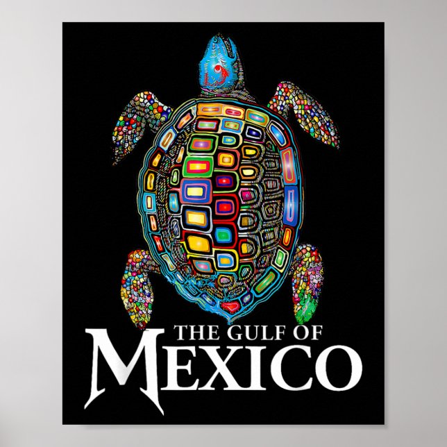 Women Gulf Of Mexico Forever Mexican Souvenir Sea  Poster (Front)