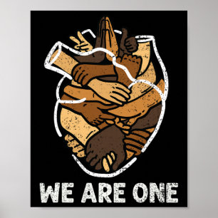 Women Heart Black History Month Men Men Women Kids Poster