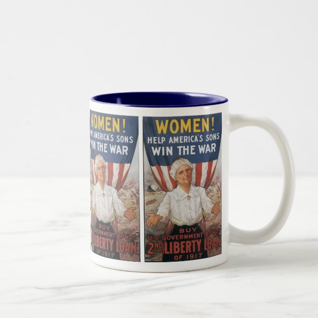 Women! Help America's Sons Two-Tone Coffee Mug (Right)