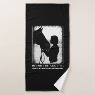 Women Horse Lover Gifts Bath Towel