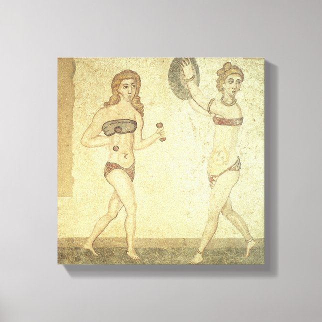 Women in 'bikinis' canvas print (Front)