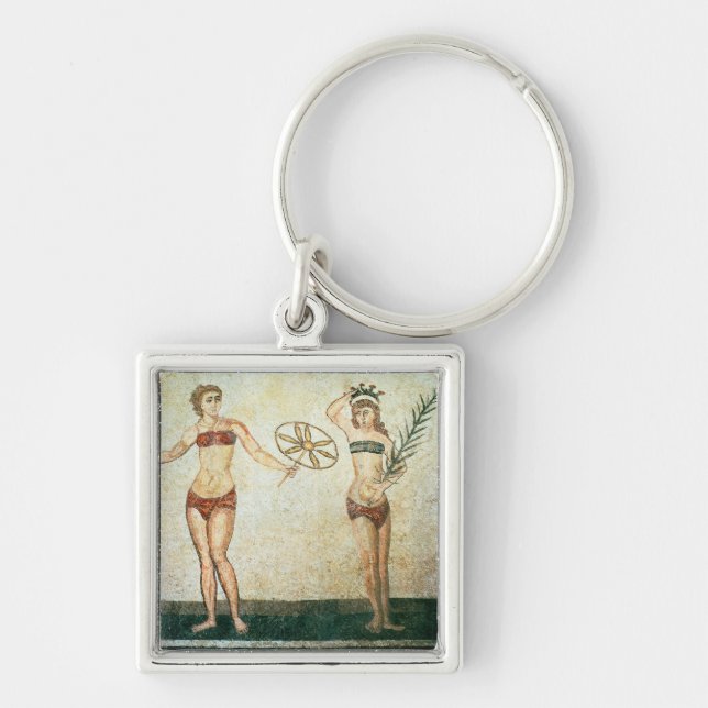 Women in 'bikinis' key ring (Front)