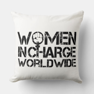 Women in Charge Worldwide Cushion